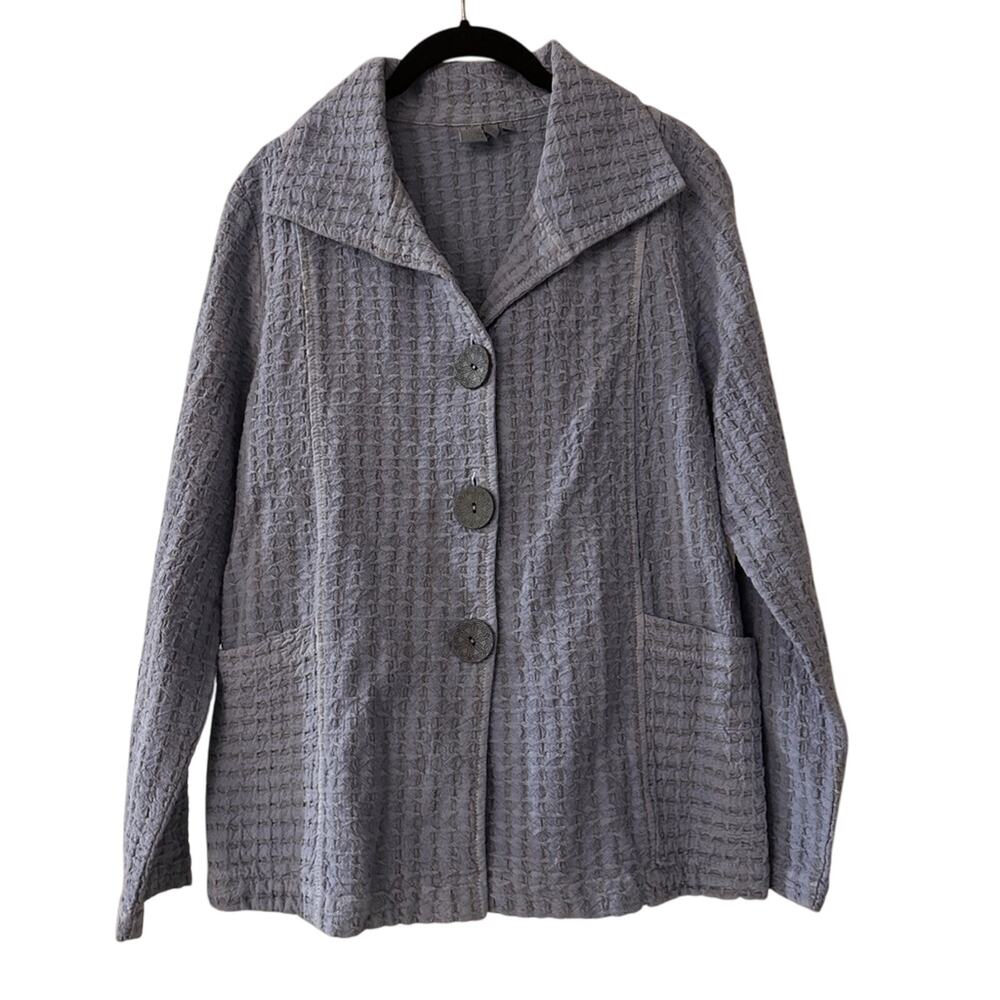 Focus Vintage cotton woven eclectic blazer size small
